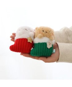 Mother garden しろたん クリスマス靴下キーホルダー 《しろたん》 単品