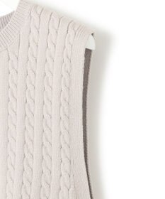 23区 【洗える】コットンリリー ニットベスト