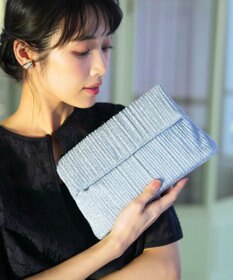 ANY SIS 【2WAY】シャイニープリーツ バッグ シルバー