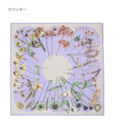 MOONBAT SWASH LONDON フラワープリント コットン スカーフ