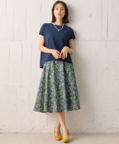 組曲 【23AW】フラワープリント ドラマティック スカート