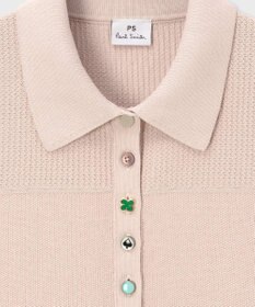 Paul Smith ラッキーチャームボタン ニットポロシャツ