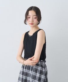 earth music&ecology ストレッチレースタンクトップ