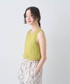 earth music&ecology ストレッチレースタンクトップ