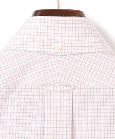 J.PRESS MEN 【PREMIUM PLEATS / 形態安定】スーピマコットンファンシーチェック ドレスシャツ / B.D.