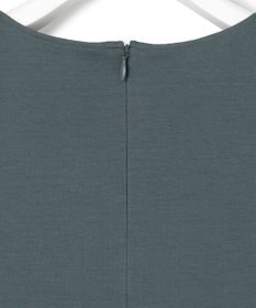 23区 【汗じみ防止/洗える】ランダムフリルジャージー ドッキング カットソー