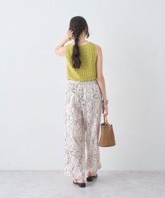 earth music&ecology ストレッチレースタンクトップ