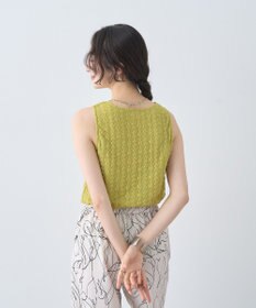 earth music&ecology ストレッチレースタンクトップ