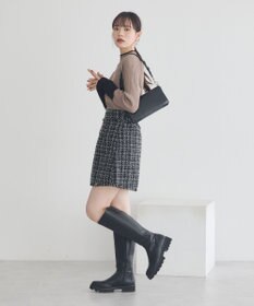 earth music&ecology ハイネックリブニットプルオーバー