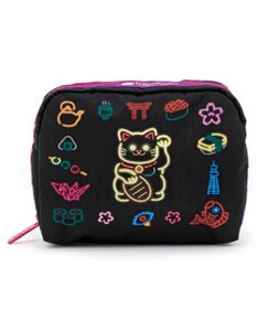 LeSportsac SQUARE COSMETIC/ネオンワンダフル