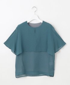 J.PRESS LADIES 【洗える】シアーサッカーチェック カットソー