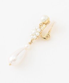 23区 【APPLAUDIR】フラワーモチーフパールイヤリング