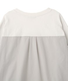 Green Parks ７分袖サイドシャーリングドッキングプルオーバ