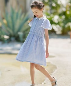 組曲 KIDS 【110-140㎝】サマーストライプ ワンピース