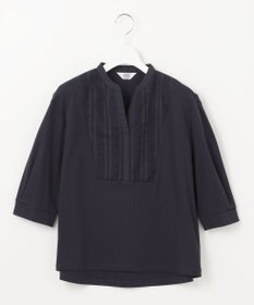 J.PRESS LADIES L スムースジャージー バンドカラー カットソー