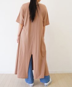 TOQUE 〈大草直子さんアドバイザー〉 【天然素材】タンギス コットン天竺 半袖ワンピース