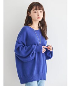 AMERICAN HOLIC バイパチ袖ボリュームニットプルオーバー　