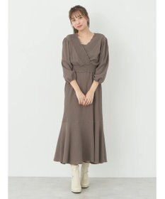 earth music&ecology ＳＥＴ２点カシュクールプルオーバー＋ワンピース