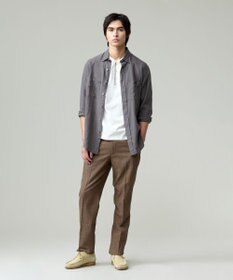 J.PRESS MEN 【ウォッシャブル可】コンフォートストレッチリネン スラックス