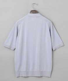 GOTAIRIKU GOLD LABEL/WEB&一部店舗限定【洗える】シーアイランドコットン ラグラン半袖ニットポロ