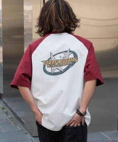 WEGO 【ユニセックス着用ITEM】ラグラングラフィックBIG　T（SS）