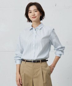 J.PRESS LADIES 【洗える】BEZ VEGA シャツカラー ブラウス