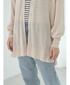 earth music&ecology 接触冷感Ｖネックカーディガン