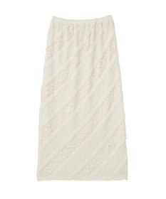 earth music&ecology 総レースナロースカート