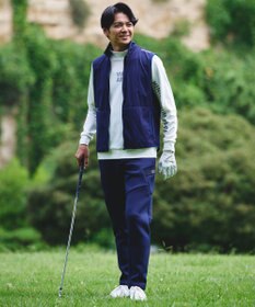 23区GOLF 【MEN】【ストレッチ/撥水】ライトベスト 清涼感と機能性 暑い季節もさわやかに