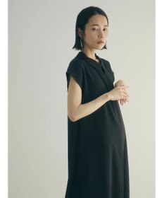 Green Parks armonia.襟付きフレアワンピース