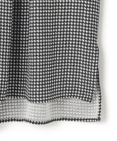 23区 【洗える】バックサテンアムンゼン千鳥プリント ブラウス