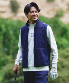 23区GOLF 【MEN】【ストレッチ/撥水】ライトベスト 清涼感と機能性 暑い季節もさわやかに