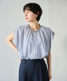 #Newans 【金子綾さんインスタライブご紹介アイテム】マルチストライプノースリーブシャツ