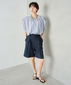 #Newans 【金子綾さんインスタライブご紹介アイテム】マルチストライプノースリーブシャツ