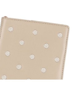UNBILLION ペルケ perche / ドット刺繍B6手帳カバー