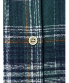 CRAFT STANDARD BOUTIQUE チェックバンドカラーサークルブラウス