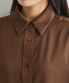 CRAFT STANDARD BOUTIQUE オーバーサイズサテンシャツ