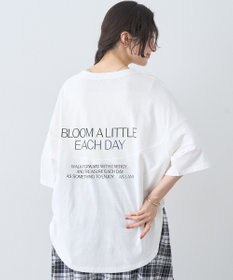 earth music&ecology ドルマンバックプリントＴｅｅ