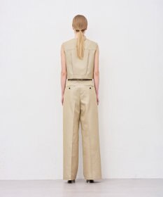 uncrave チノギャバジン ワイドトラウザー