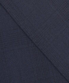 GOTAIRIKU 横に伸びる【TasmaniaWool/タマニアウール】ストレッチ スーツ__ネイビー格子柄
