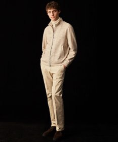 JOSEPH ABBOUD 【キングサイズ・ウエストも伸びる！/ストレッチ/暖かい/オーガニック】オーガニックカルゼストレッチ パンツ