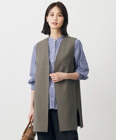 J.PRESS LADIES T/Rアルガンシルク ジレ