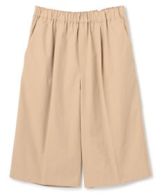 BEIGE， 【接触冷感/UVカット/洗える】YANN / ウエストゴムハーフタックパンツ