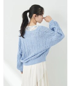 earth music&ecology スラブヤーンスカシカーディガン