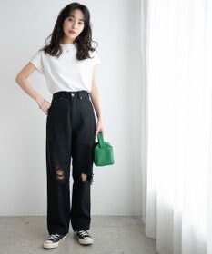 WEGO ヘビークラッシュローライズパンツ