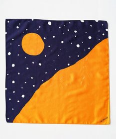 nitorito 【UNISEX】ギフトパッケージ&ステッカー付 mountain&moon ハンカチ スカーフ