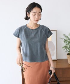 CRAFT STANDARD BOUTIQUE ヴィンテージ加工ロゴプリントノースリーブＰＯ