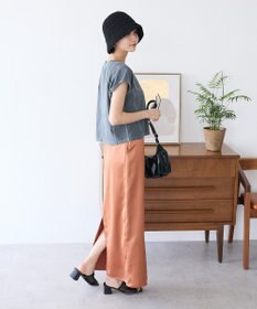 CRAFT STANDARD BOUTIQUE ヴィンテージ加工ロゴプリントノースリーブＰＯ