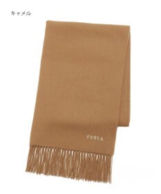 MOONBAT 【WEB限定】FURLA ウール100％ 大判プレーンストールマフラー/幅60cm