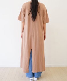 TOQUE 〈大草直子さんアドバイザー〉 【天然素材】タンギス コットン天竺 半袖ワンピース